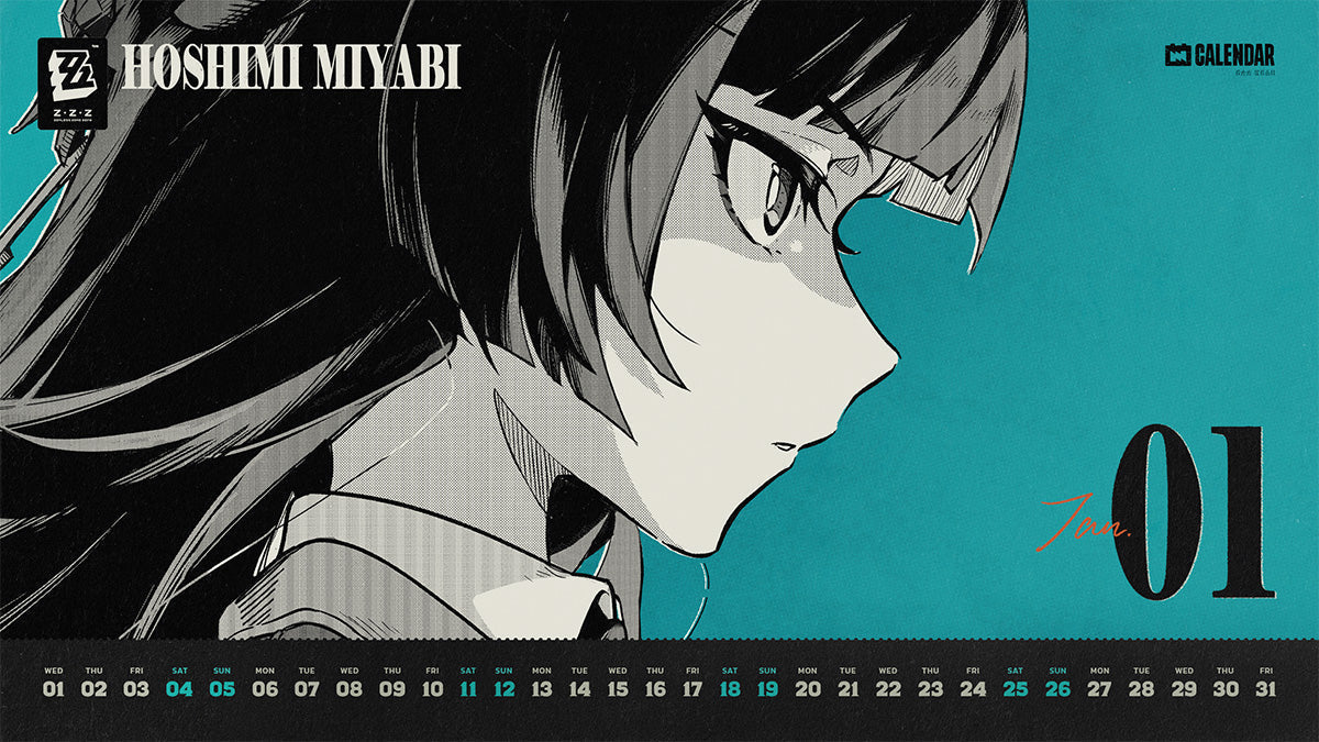 Zenless Zone Zero Miyabi Official Wallpaper Jan 2025 – 141Store