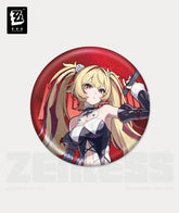 ZZZ Flint Workshop Character Tinplate Badge - Claret