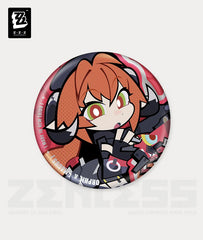 ZZZ Orphie & Magus Chibi Badge