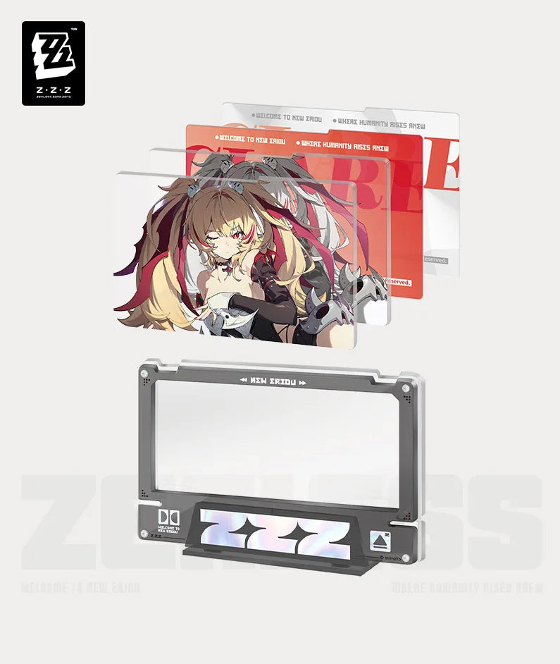 Zenless Zone Zero Cinema Flint Workshop Character Acrylic Card Set - Claret