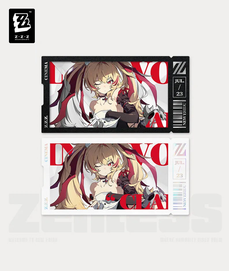 Zenless Zone Zero Cinema Flint Workshop Character Collectible Card Set - Claret