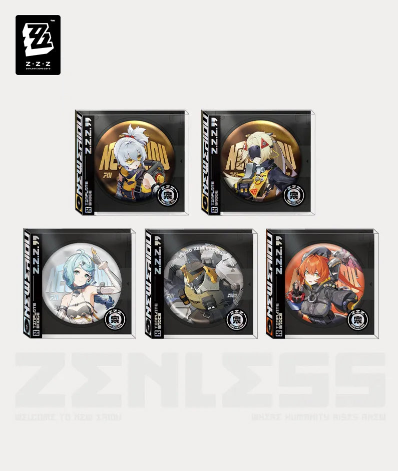 Zenless Zone Zero Obol Squad Character Tinplate Badge