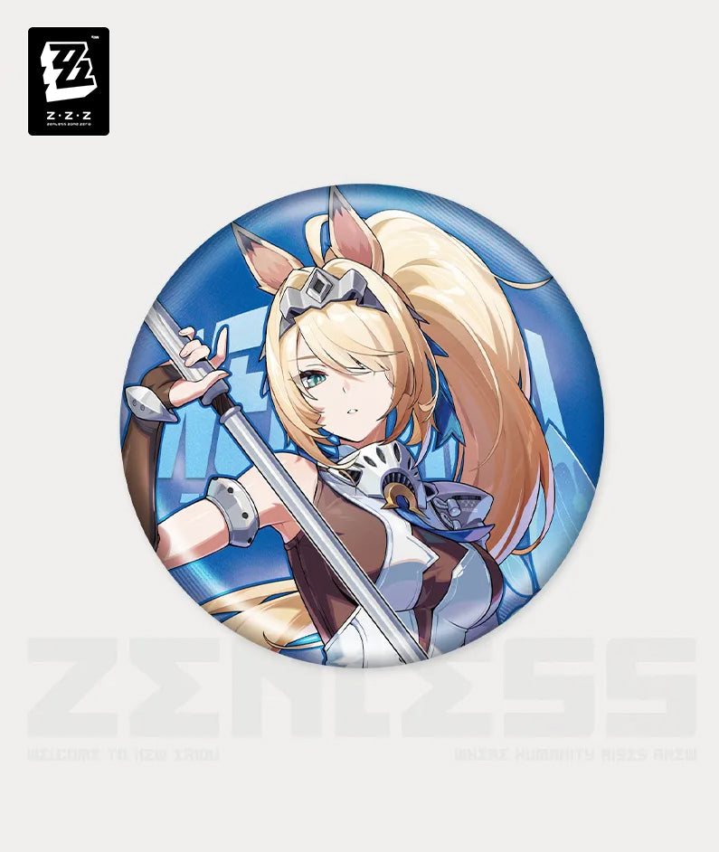 ZZZ Airspace Patrol Department Character Tinplate Badge