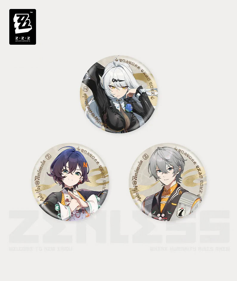 Zenless Zone Zero Ridu Fashion Tinplate Badge Vol. 2