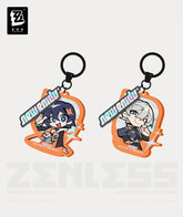 Zenless Zone Zero New Eridu Series Belle Wise Chibi Acrylic Keychain
