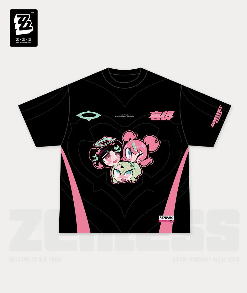Zenless Zone Zero AOD Pink Sugar Rush Series T-Shirts