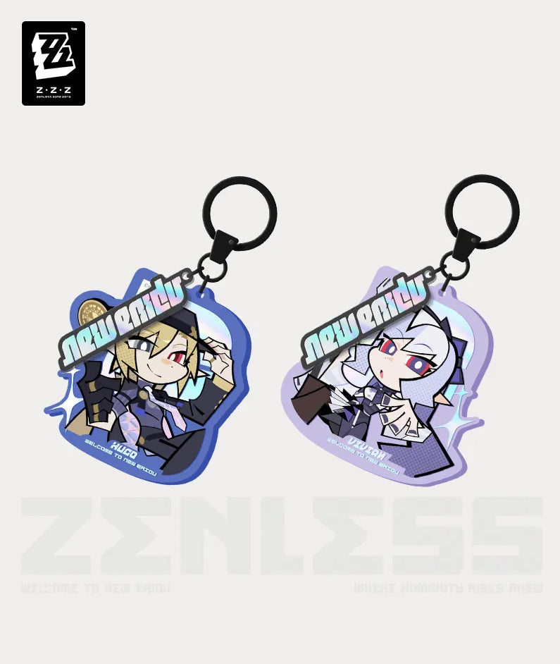 Mockingbird Hugo & Vivian Chibi Acrylic Keychains
