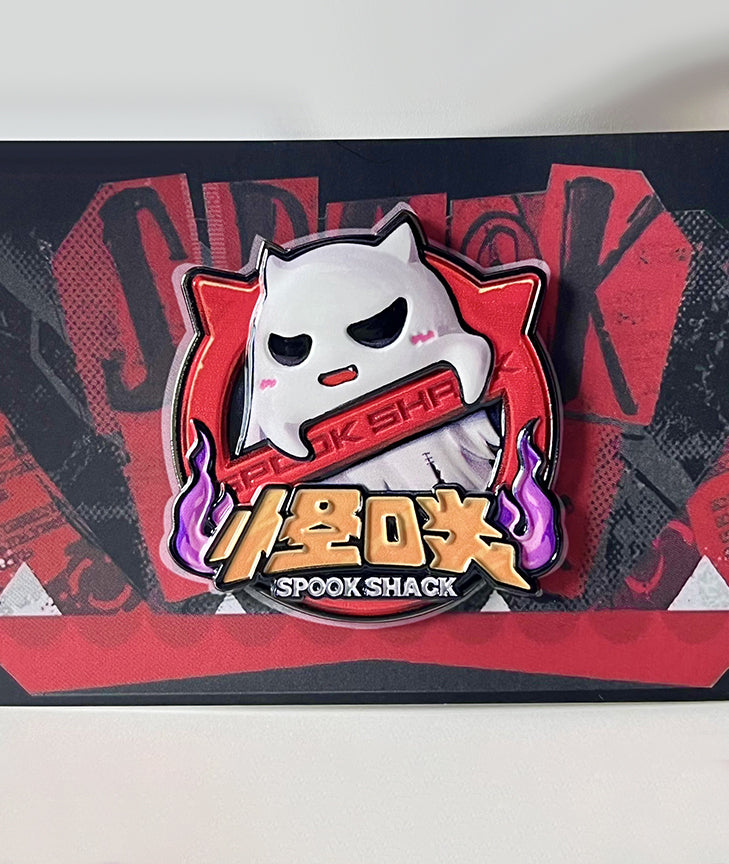 ZZZ Spook Shack Metal Keychain