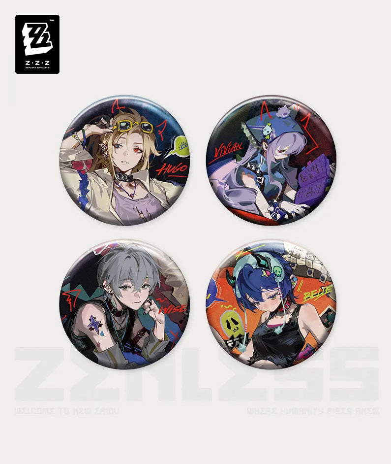 Zenless Zone Zero Hugo Concerto Channel Badges