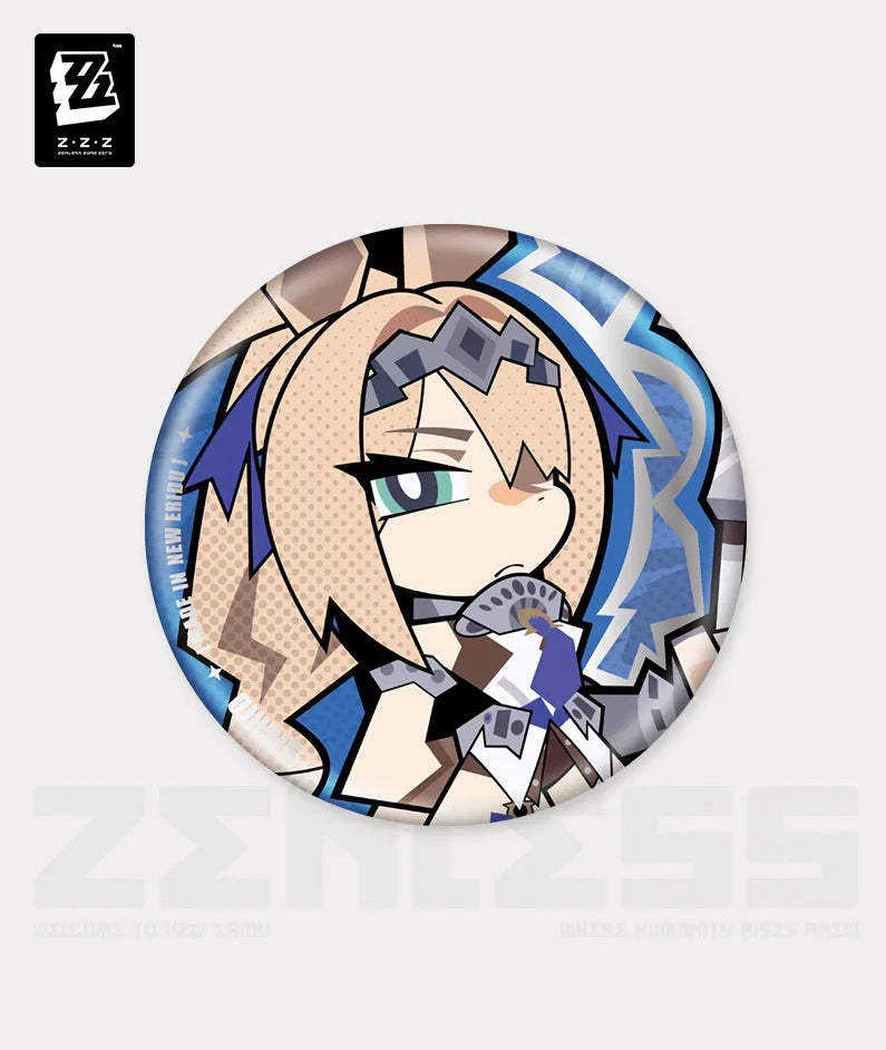 Zenless Zone Zero Ridu Series APD Chibi Badge