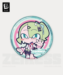 Zenless Zone Zero Angels of Delusion Pink Sugar Rush Series Chibi Badge - Sunna