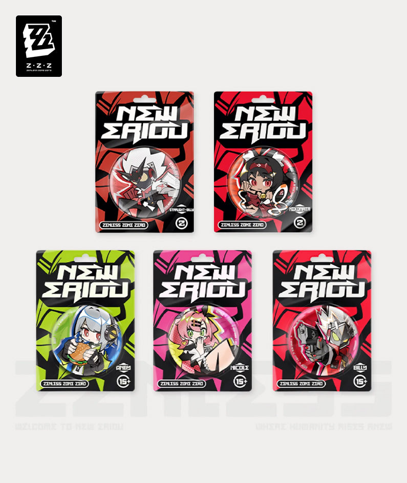 Zenless Zone Zero Ridu Series Cunning Hares Chibi Badges