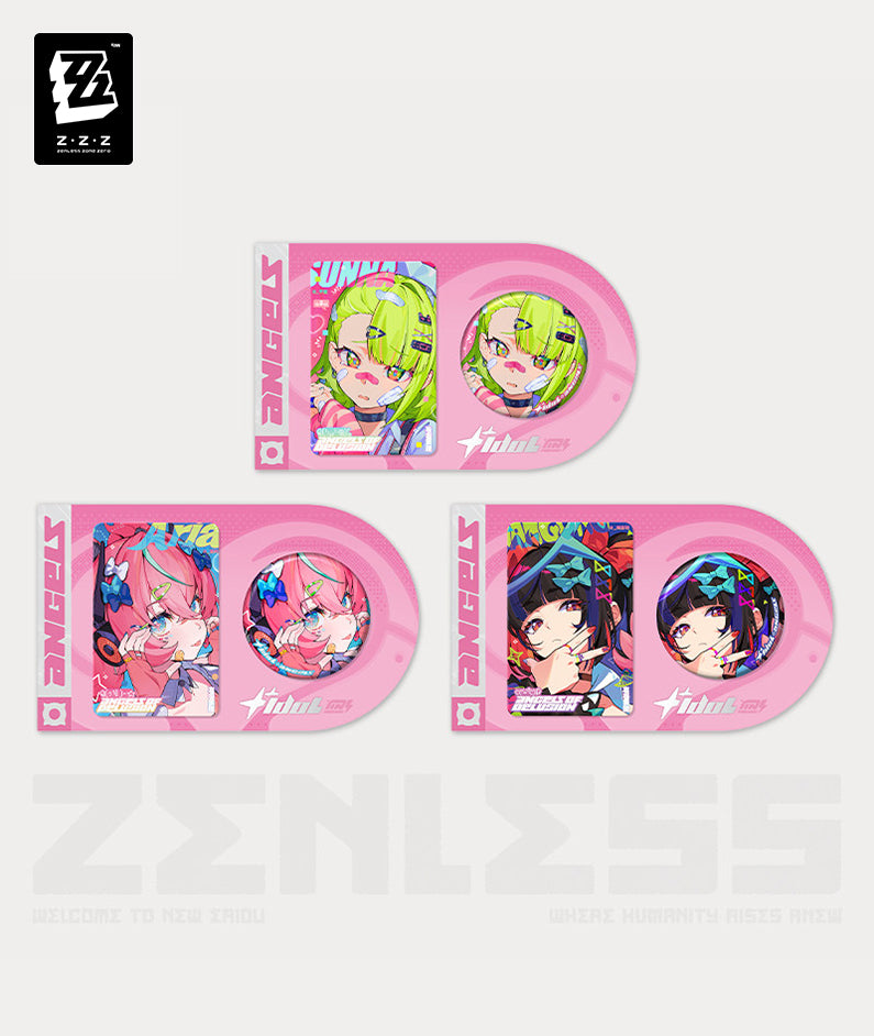 ZZZ Angels of Delusion Badge & Mini Card Set