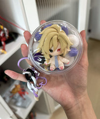 Zenless Zone Zero Hugo Chibi Clay Figure Keychain