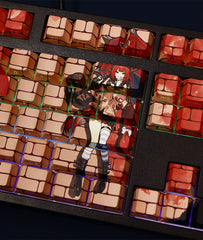 Zenless Zone Zero Ukinami Yuzuha Keycaps for Mechanical Keyboards