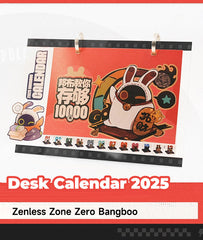 ZZZ Bangboo Desk Calendar 2025