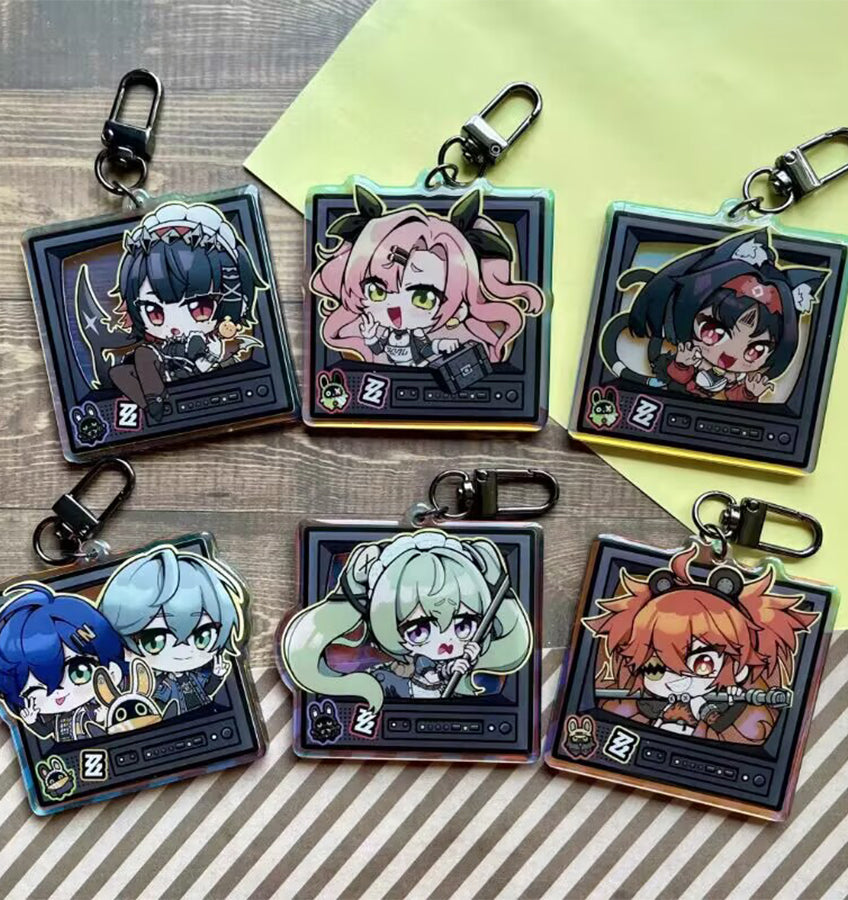 Zenless Zone Zero Chibi Character Keychains