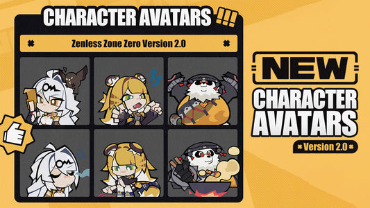 Zenless Zone Zero Version 2.0 Character Avatars