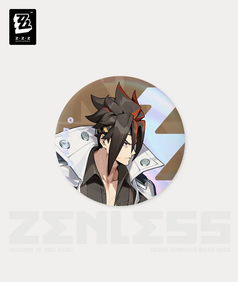 Anton Tinplate Badge