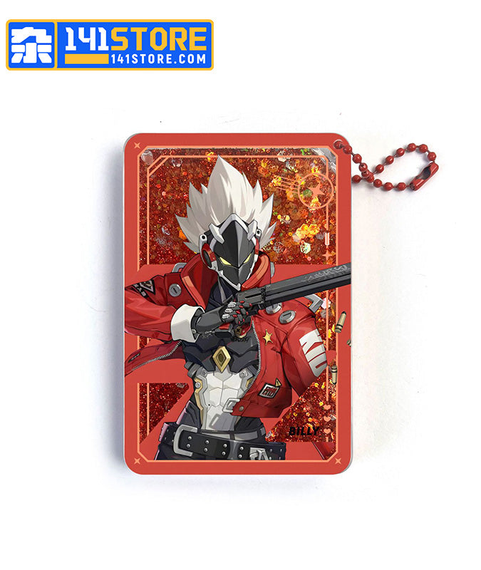 ZZZ Character Charms Liquid Glitter Quicksand Ticket Card —— Billy Kid