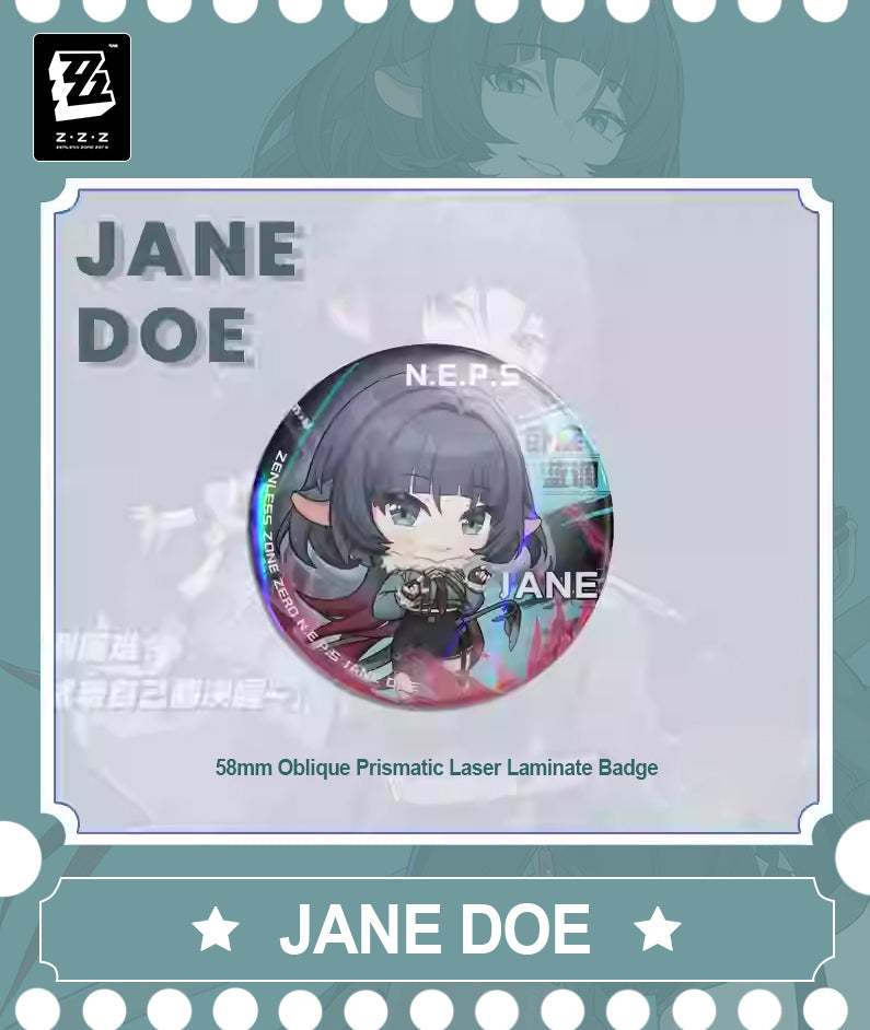 Zenless Zone Zero Jane Doe Badge
