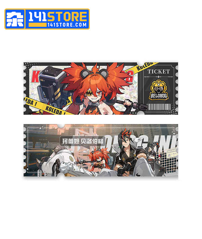 ZZZ Character Acrylic Quicksand Ticket —— Koleda Belobog