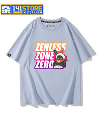 ZZZ Eous Bangboo T-shirts —— Misty Blue