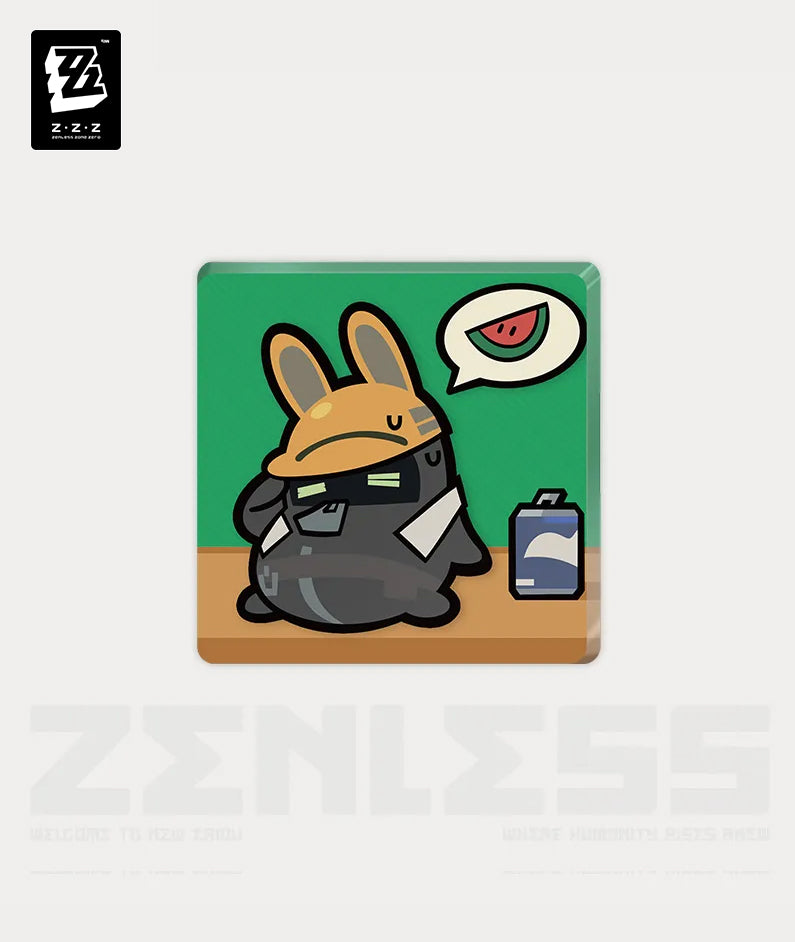 Safety Sticker Fridge Magnet