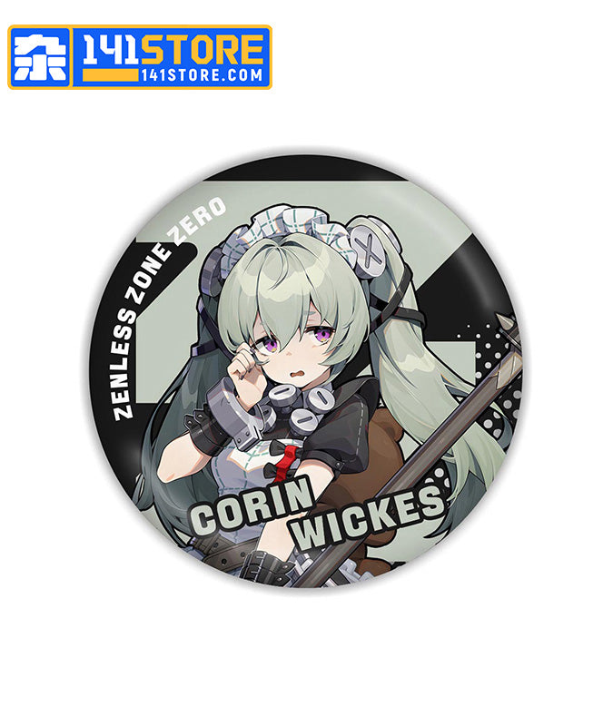 ZZZ Character Tinplate Badges —— Corin Wickes