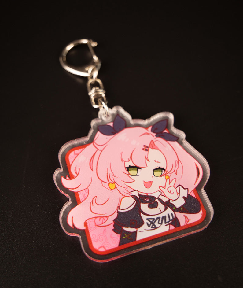 Nicole Acrylic Keychain