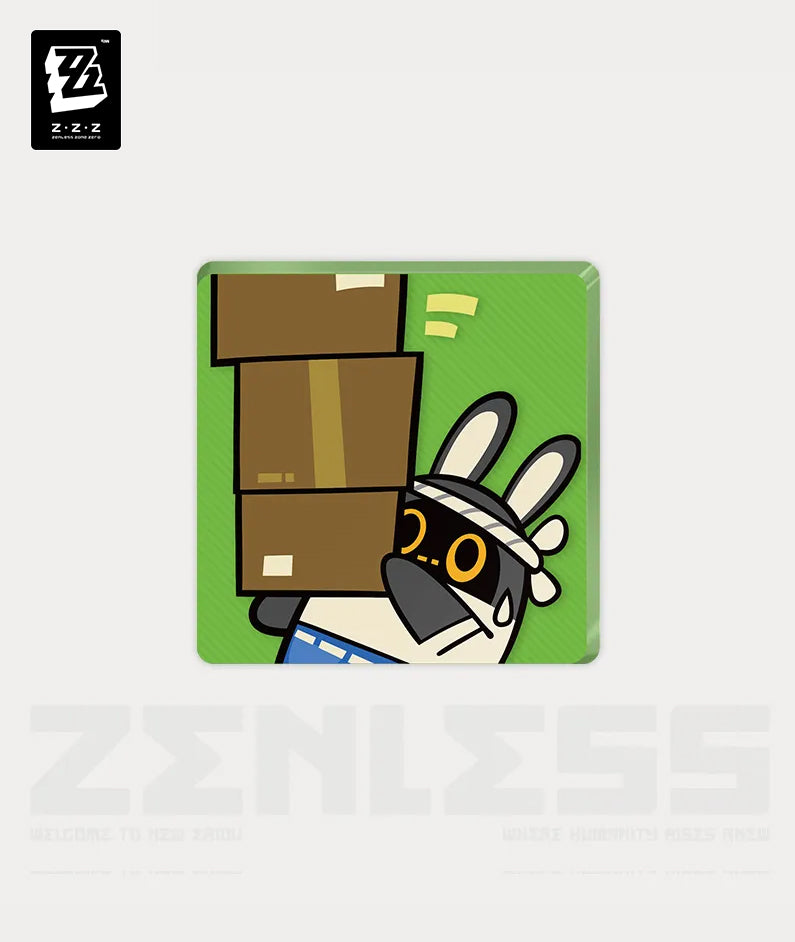 Give Change Sticker Fridge Magnet