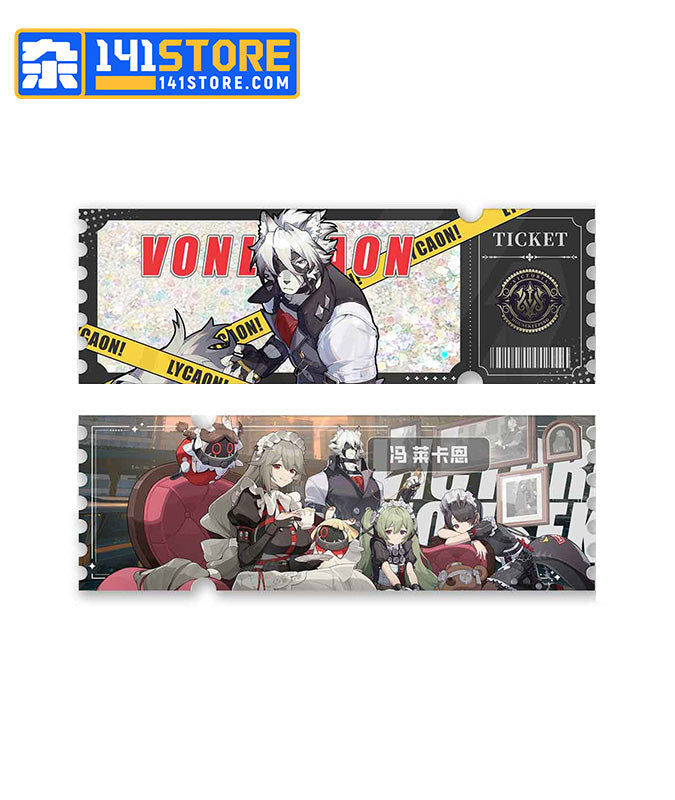 ZZZ Character Acrylic Quicksand Ticket —— Von Lycaon