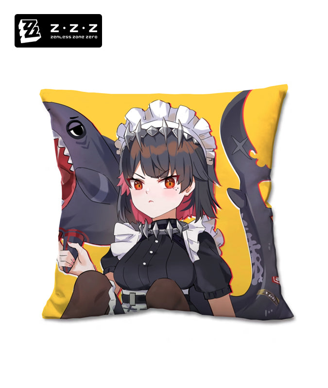 Zenless Zone Zero Shark Girl Throw Pillow