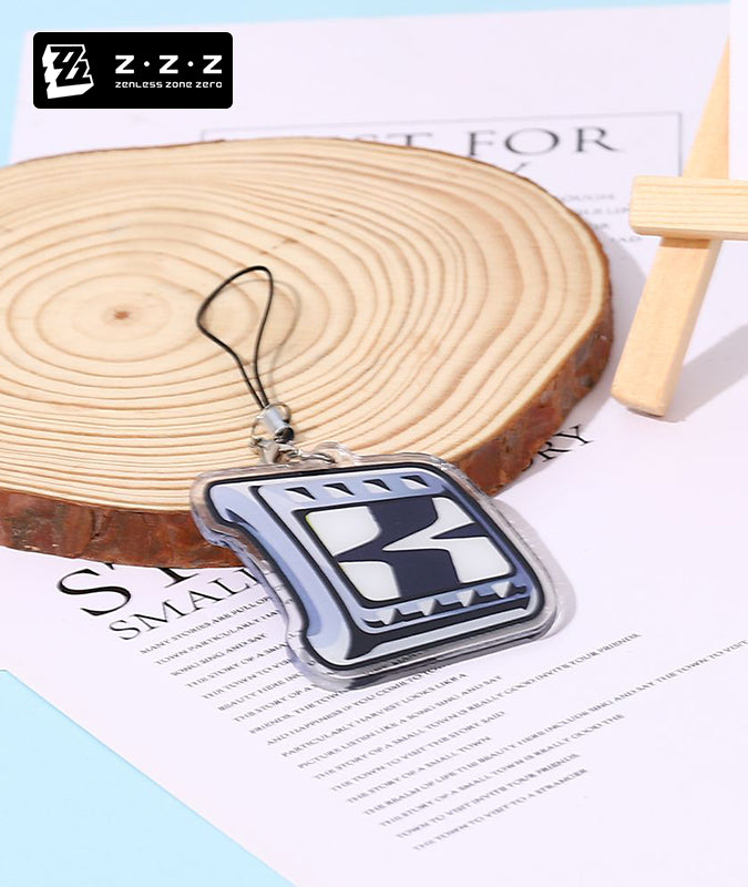 Zenless Zone Zero Monochrome Phone Charm