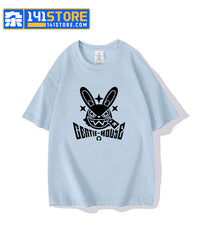 Cunning Hares AKA Gentle House Theme T-shirts —— Misty Blue