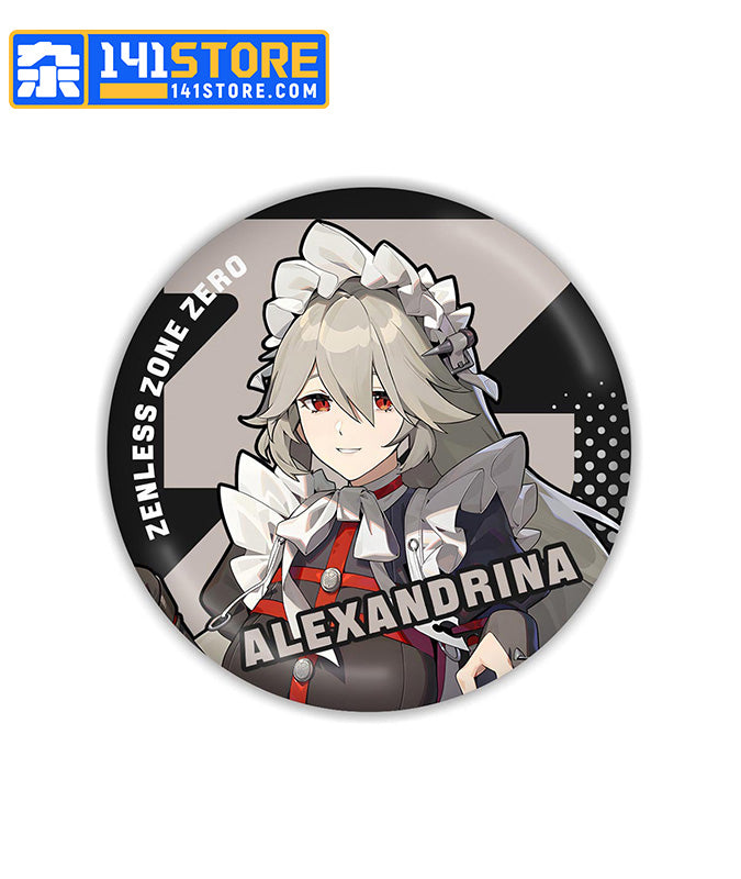 ZZZ Character Tinplate Badges —— Alexandrina