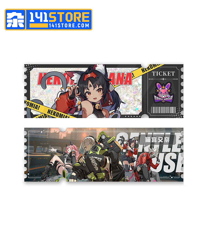 ZZZ Character Acrylic Quicksand Ticket —— Nekomiya Mana
