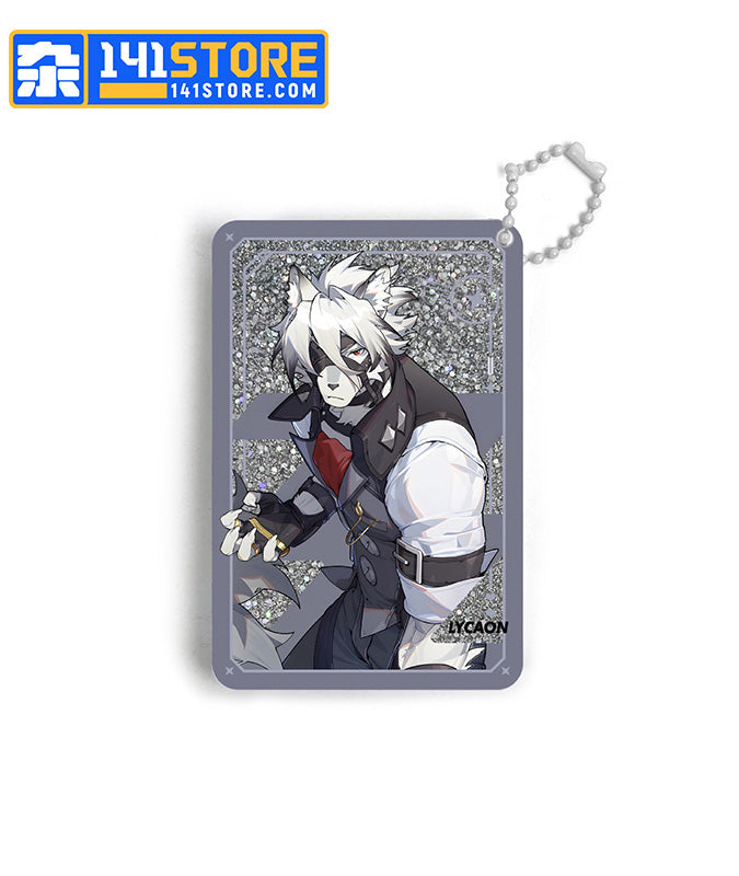 ZZZ Character Charms Liquid Glitter Quicksand Ticket Card —— Von Lycaon