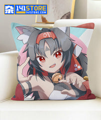 Nekomiya Mana Throw Pillow