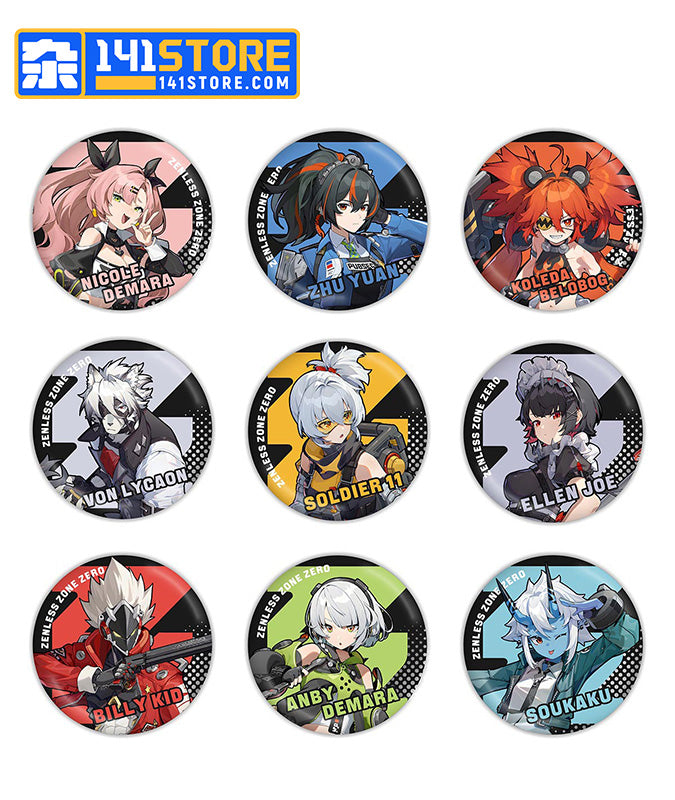 Zenless Zone Zero Character Badges 