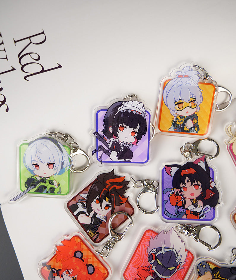 Ellen & Anby & Anton Acrylic Keychain