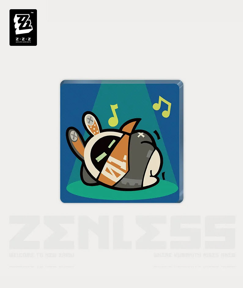 Relaxed Eous Sticker Fridge Magnet