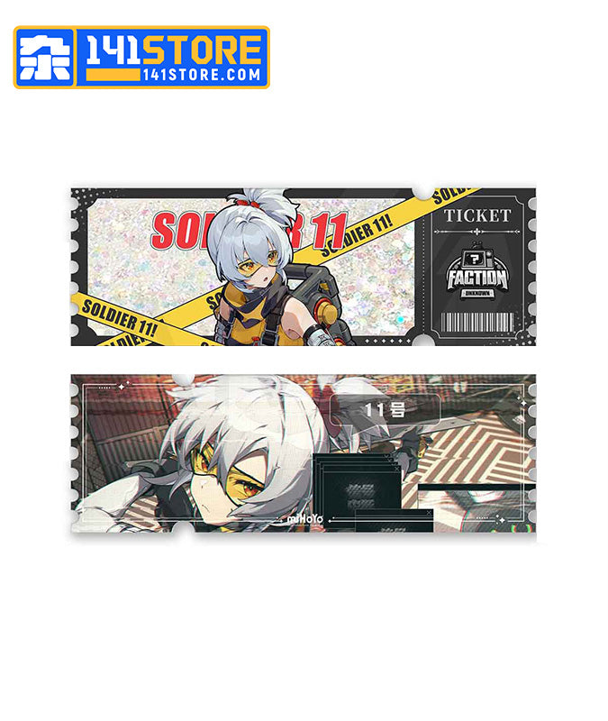 ZZZ Character Acrylic Quicksand Ticket —— Soldier 11
