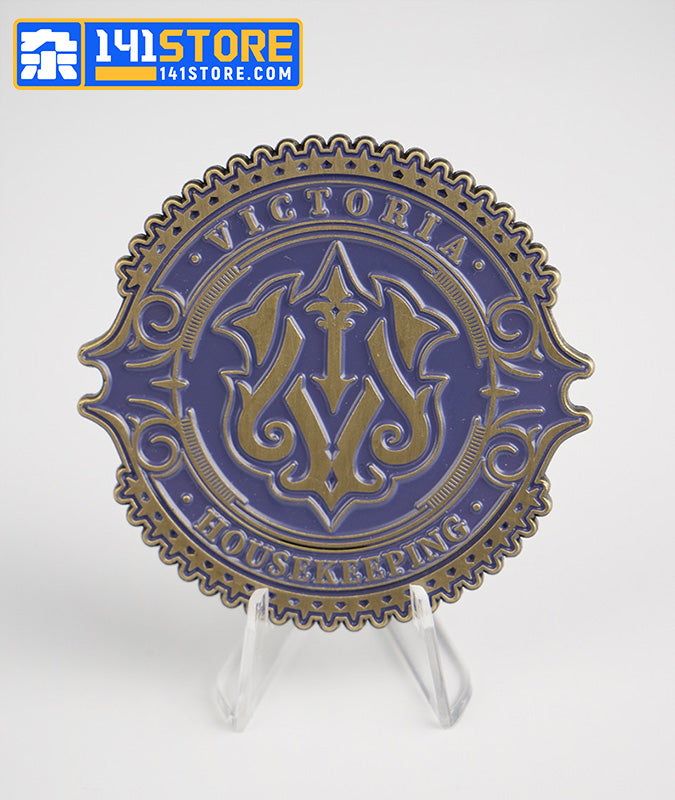 Victoria Housekeeping Metal Badge —— Purple