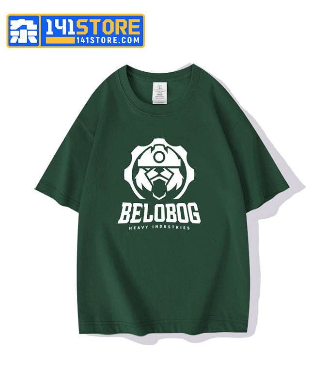 Belobog Heavy Industries Theme T-shirts —— Olive Green