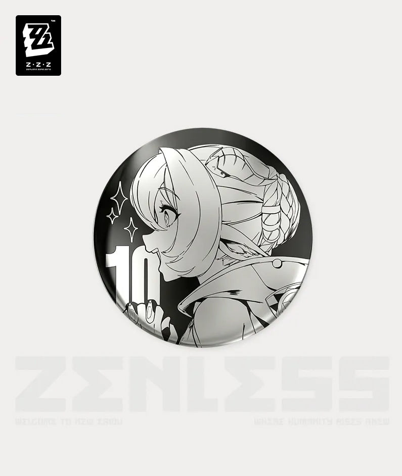 Lucia Mirror Badge