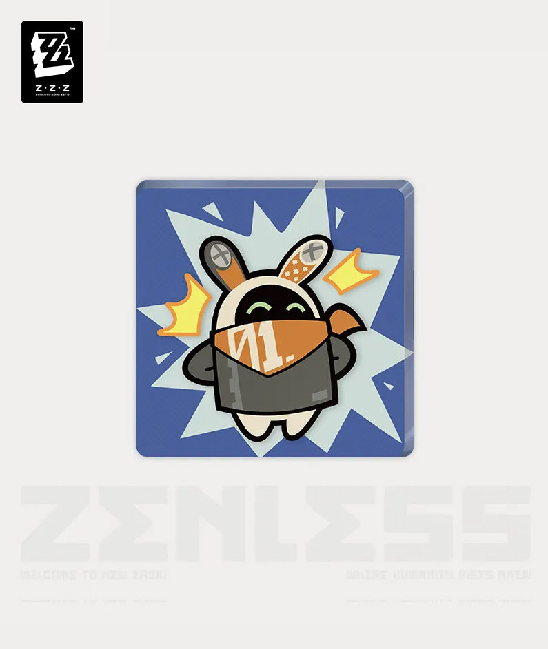 ZZZ Eous Sticker Fridge Magnet