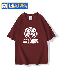 Belobog Heavy Industries Theme T-shirts —— Wine Red