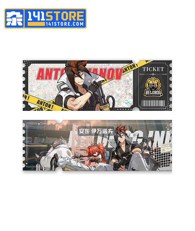 ZZZ Character Acrylic Quicksand Ticket —— Anton Lvanov
