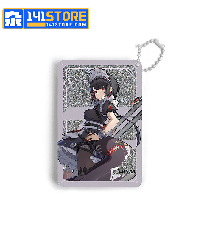 ZZZ Character Charms Liquid Glitter Quicksand Ticket Card —— Ellen Joe